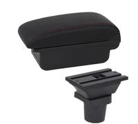 JBPIHZT Pour Toyota Pour RAV4 Boîte D'accoudoir Auto Pièces Intérieures Boîte De Rangement(B1 ligne rouge 3USB)