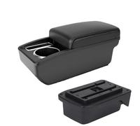 JBPIHZT Pour TOYOTA Pour Verso EZ Boîte D'accoudoir Voiture Console Centrale Boîte De Rangement Avec Porte-gobelet(Ligne noire A2 Pas d'USB)