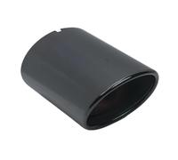 JBPIHZT Pour Toyota RAV4 Pour Venza Sortie Unique D'échappement Automobile Silencieux En Acier Inoxydable Queue Gorge Tuyau Et Capot(NOIR)