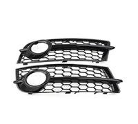 JBPIHZT Pour TT 8J 2006 2007 2008 2009 2010 2011 2012 2013 2014 Grille Phare Antibrouillard Avant En Nid D'abeille Accessoires Extérieurs Voiture JBPIHZT(Glossy Black)