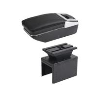 JBPIHZT Pour Vauxhall Pour Opel Pour Adam Pour Astra J H G Pour Corsa D C GTC Pour Mokka X Boîte D'accoudoir Auto Console Centrale(Ligne noire A2 Pas d'USB)