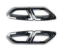 JBPIHZT Pour VW Pour Passat B8 2016 2017 2018 2019 Aileron De Pare-choc Arrière Cadre De Sortie D'échappement Garniture Argentée
