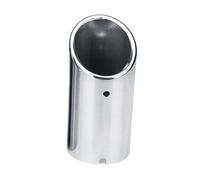 JBPIHZT Pour VW Pour T&IGUAN 2 2019 2020 2021 1.4T Bague D'Échappement Enjoliveur Pot D'Échappement Accessoire Auto(Argent,1 pièce)