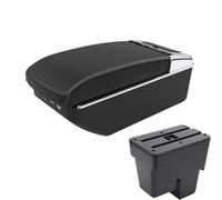 JBPIHZT Pour WR-V Pour Fit Pour Jazz 3 Accoudoir Voiture 2014-2020 Boîte De Rangement Accessoires Auto Pièces De Rénovation Intérieur(A3 Noir blanc 7USB)