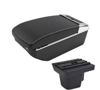 JBPIHZT Pour Wuling Pour Confero S Accoudoir Voiture Boîte D'accoudoir Boîte De Rangement Centrale Accessoires Auto Modification(A3 Noir blanc 7USB)