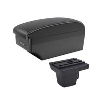 JBPIHZT Pour Wuling Pour Confero S Boîte D'accoudoir Voiture Boîte De Rangement Centrale Modification Avec USB Et Porte-gobelet(A3 Noir blanc 7USB)
