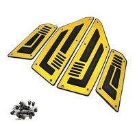 JBPIHZT Pour Y&amaha Pour TMAX530 Pour TMAX 530 Pour T-MAX 530 2012-2016 Marchepieds Motos Repose-pieds Plaques De Repose-pieds(Or)