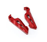JBPIHZT Pour Y&amaha Pour XMAX300 Pour XMAX250 Pour XMAX 400 300 250 125 Motocyclette Repose-Pieds Passager Arrière Repose-Pieds Arrière Pédale(ROUGE)