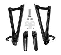 JBPIHZT Pour Y&amaha YZF R6 2006 2007 2008 2009 2010 2011 2012 2013 2014 2015 2016 Support de Repose-pieds Arrière Passager Motocyclette(NOIR)