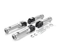 JBPIHZT Pour YAMAHA YZF R6 R1-M YZF-R1 R1S R1M YZF-R6 R6S Repose-pieds De Moto Porte-repose-pieds Pieds(Argent,1 jeu)