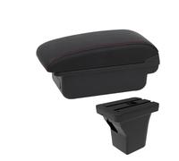 JBPIHZT Repose-bras Auto Pour C&hevrolet Pour Aveo 310C Pour Sail 2023 2024 2025 Boîte De Rangement Console Auto Accessoires Auto(C1 Noir rouge PAS d'USB)