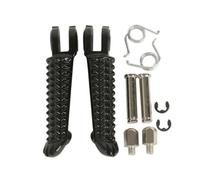 JBPIHZT Repose-pieds De Moto Cale-pieds Arrière Avant Pour Yamaha YZF R1 R6 YZF R6S R1M Pour V MAX Accessoires Moto(NOIR,Devant)