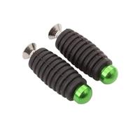 JBPIHZT Repose-pieds Moto CNC 6mm Repose-pieds Pattes D'appui Pédale Pour Yamaha YZF R1 R15 R6 R25 R3 MT03 MT09 MT07 FZ07(Vert)