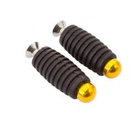 JBPIHZT Repose-pieds Moto CNC 6mm Repose-pieds Pattes D'appui Pédale Pour Yamaha YZF R1 R15 R6 R25 R3 MT03 MT09 MT07 FZ07(Or)