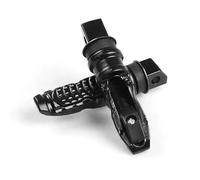 JBPIHZT Repose-pieds Passager Arrière de Moto en Aluminium Pédales Repose-pieds Scooter Modifications de Pédales de Moto 2 pièces/lot(NOIR)