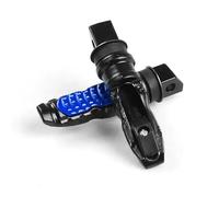 JBPIHZT Repose-pieds Passager Arrière de Moto en Aluminium Pédales Repose-pieds Scooter Modifications de Pédales de Moto 2 pièces/lot(Bleu)