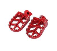 JBPIHZT Repose-Pieds Pédales Pour Husqvarna WR125 WR250 WR300 TC250 TC450 TC570 TE250 TE310 TE450 TE510 CR125 SM400R TC449 Moto(ROUGE)
