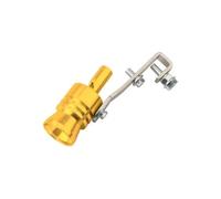 JBPIHZT Sifflet Turbo Universel Pour Voiture Simulateur De Son Dispositif De Rénovation Pour Pot D'échappement Silencieux Turbo(Or,M)