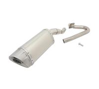 JBPIHZT Silencieux D'échappement Avant Pour Moto Pour Italjet Pour Dragster 200 125 Accessoires Modifiés Pour Motocross Espace(ModèleA)