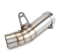 JBPIHZT Silencieux D'échappement De Moto À Enfiler Tuyau De Raccordement Central Pour B&MW S1000RR S1000 RR 2008 2009 2010 2011 2012 2013 2014