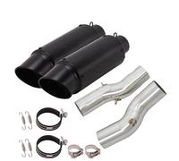 JBPIHZT Silencieux D'échappement Double Intermédiaire Pour Moto Pour Suzuki Pour Hayabusa GSXR1300 GSXR 1300 2021 2022 2023(Style E)