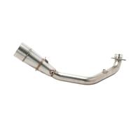 JBPIHZT Silencieux D'échappement Intermédiaire 51 Mm En Acier Inoxydable Pour SYM Pour Husky ADV 300 2023-2024