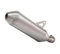 JBPIHZT Silencieux D'échappement Modifié En Acier Inoxydable Avec DB Killer 60 Mm Pour KOVE 800X 800 X Pour Adventure Rally Pro(Argent)