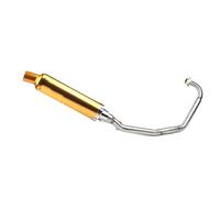 JBPIHZT Silencieux D'échappement Pour Moto Système Complet Pour CBF125 CBF150 CBF125 150 Accessoires De Modification(Or)