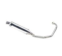 JBPIHZT Silencieux D'échappement Pour Moto Système Complet Pour CBF125 CBF150 CBF125 150 Accessoires De Modification(Argent)
