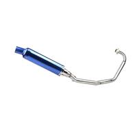 JBPIHZT Silencieux D'échappement Pour Moto Système Complet Pour CBF125 CBF150 CBF125 150 Accessoires De Modification(Bleu)