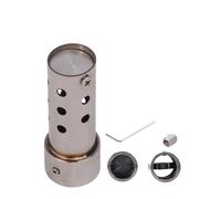 JBPIHZT Silencieux D'échappement Universel Pour Moto 20 Mm 30 Mm 51 Mm 60 Mm DB Killer Amovible Possibilité D'insérer Un Silencieux À Chicane(30mm)