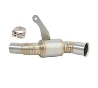 JBPIHZT Silencieux Intermédiaire Pour Moto Pour CFMOTO CLX-700 Sport CLX700 2020 2021 2022 2023 51 Mm Tube De Raccordement De Remplacement(StyleB)