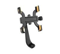 JBPIHZT Support à 4 Griffes Support Vélo Alliage Aluminium Support Guidon Téléphone 360° Rotatif Rack Cyclisme(Rearview Mirror)