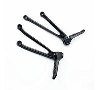 JBPIHZT Support de Cale-pieds Passager Pièces Moto Noir Argent Pédale Arrière Pour B&MW S1000 S1000R S1000RR 2009-2017(NOIR)