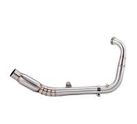 JBPIHZT Système De Liaison D'échappement Pour Moto Kit De Silencieux Complet Pour Kovemoto 450 Rally Accessoires De Modification(Style C)