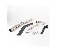 JBPIHZT Système D'échappement Complet Pour Moto Pour Cross Pour Cub110 CC110 2018 2019 2020 2021 2022 2023 Silencieux Avant Modifié.(ModèleA)