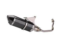 JBPIHZT Système D'échappement Complet Pour Moto Tuyau De Liaison Avant Pour Vespa Pour Sprint 150 125 3V Pour Primavera 150ie 125ie 2017-2020(Style E)