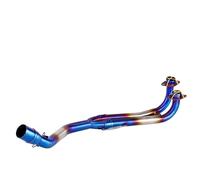 JBPIHZT Système D'échappement Coudé Pour Moto Et Scooter Pour Y&amaha TMAX 530 560 TMAX530 TMAX560 2008 2009 2010 2011 2012 2013-2016(Bleu)