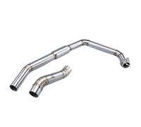 JBPIHZT Système D'échappement De Moto Modification Du Tuyau Liaison Intermédiaire Avant Pour CB250R CBR300 CB300 CB300R CB300F CB 250R 300
