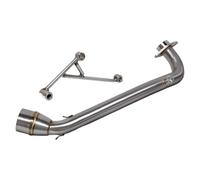 JBPIHZT Tuyau D'échappement Avant 51 Mm En Acier Inoxydable Pour Moto Et Scooter Pour SYM DRG BT DRG158 Accessoires Modifiés