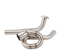 JBPIHZT Tuyau D'échappement De Moto Couleur Bleu Système De Tuyau Intermédiaire Collecteur Coulissant Pour Y&amaha NVX 155 125 NVX155 Pour Aerox155(Style 5)