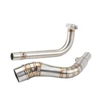 JBPIHZT Tuyau D'échappement De Moto Couleur Bleu Système De Tuyau Intermédiaire Collecteur Coulissant Pour Y&amaha NVX 155 125 NVX155 Pour Aerox155(STYLE 4)