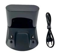 JBPSFSS Base De Chargement pour Aspirateur Robot, Compatible avec Roborock S5 Max/S6 Pure/S6 MaxV/S8/Q5 Pro/Q7 Max/Q8 MAX/E4/E5/S7/S7 Plus/S8 Charging Pile Accessories(Black with Charging Cable)
