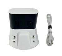 JBPSFSS Base De Chargement pour Aspirateur Robot, Compatible avec Roborock S5 Max/S6 Pure/S6 MaxV/S8/Q5 Pro/Q7 Max/Q8 MAX/E4/E5/S7/S7 Plus/S8 Charging Pile Accessories(White with Charging Cable)