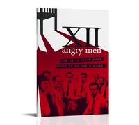 JBQOUOUZ 12 Angry Men Classic Movies Merveilleux Poster sur toile Décoration murale Décoration Chambre à coucher 30 x 45 cm Style cadre