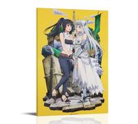 JBQOUOUZ Arifureta Poster sur toile de dessin animé « From Commonplace to World's Strongest Hot-blooded » - Art mural décoratif pour chambre à coucher - 40 x 60 cm - Style cadre