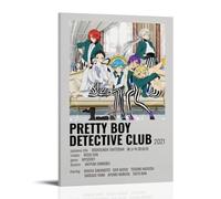 JBQOUOUZ Poster sur toile Pretty Boy Detective Club - Décoration murale classique - Décoration murale pour chambre à coucher - 50 x 75 cm - Style cadre