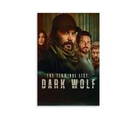 JBQOUOUZ Poster The Terminal List Dark Wolf Classic Movies Merveilleux séries télévisées sur toile Décoration murale pour chambre à coucher 40 x 60 cm Style sans cadre