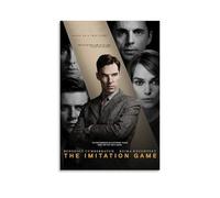 JBQOUOUZ The Imitation Game Classic Movies Wonderful TV Series Poster sur toile Décoration murale pour chambre à coucher 50 x 75 cm Sans cadre
