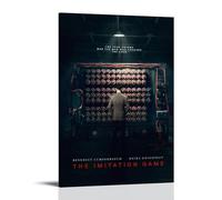JBQOUOUZ The Imitation Game Classic Movies Wonderful TV Series Poster sur toile Décoration murale pour chambre à coucher 30 x 45 cm Style cadre